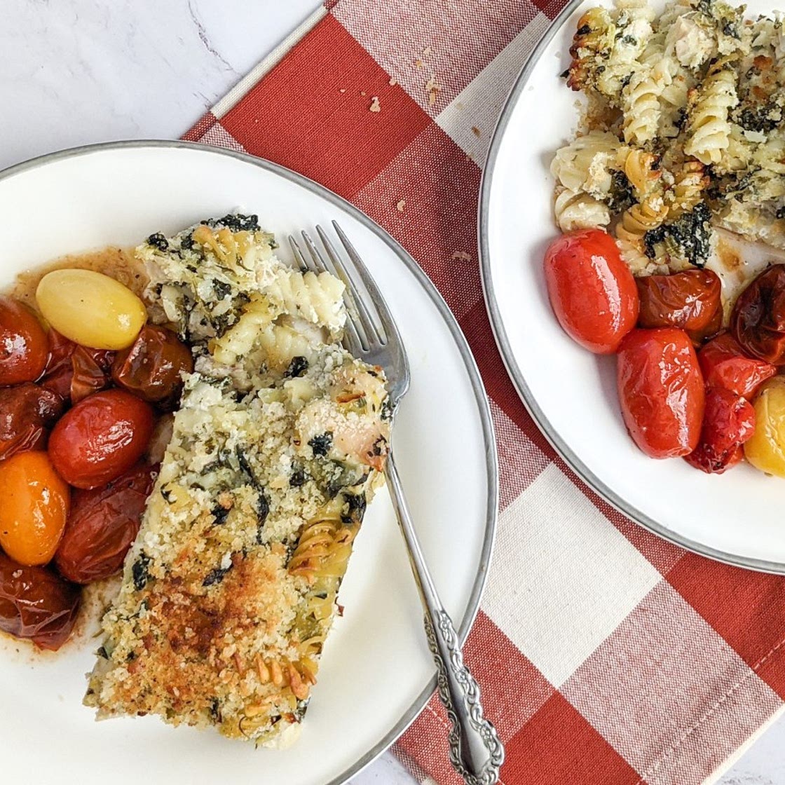 Spinach Artichoke Chicken Casserole