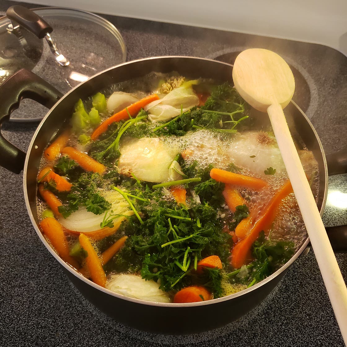 Scraps Vegetable Broth