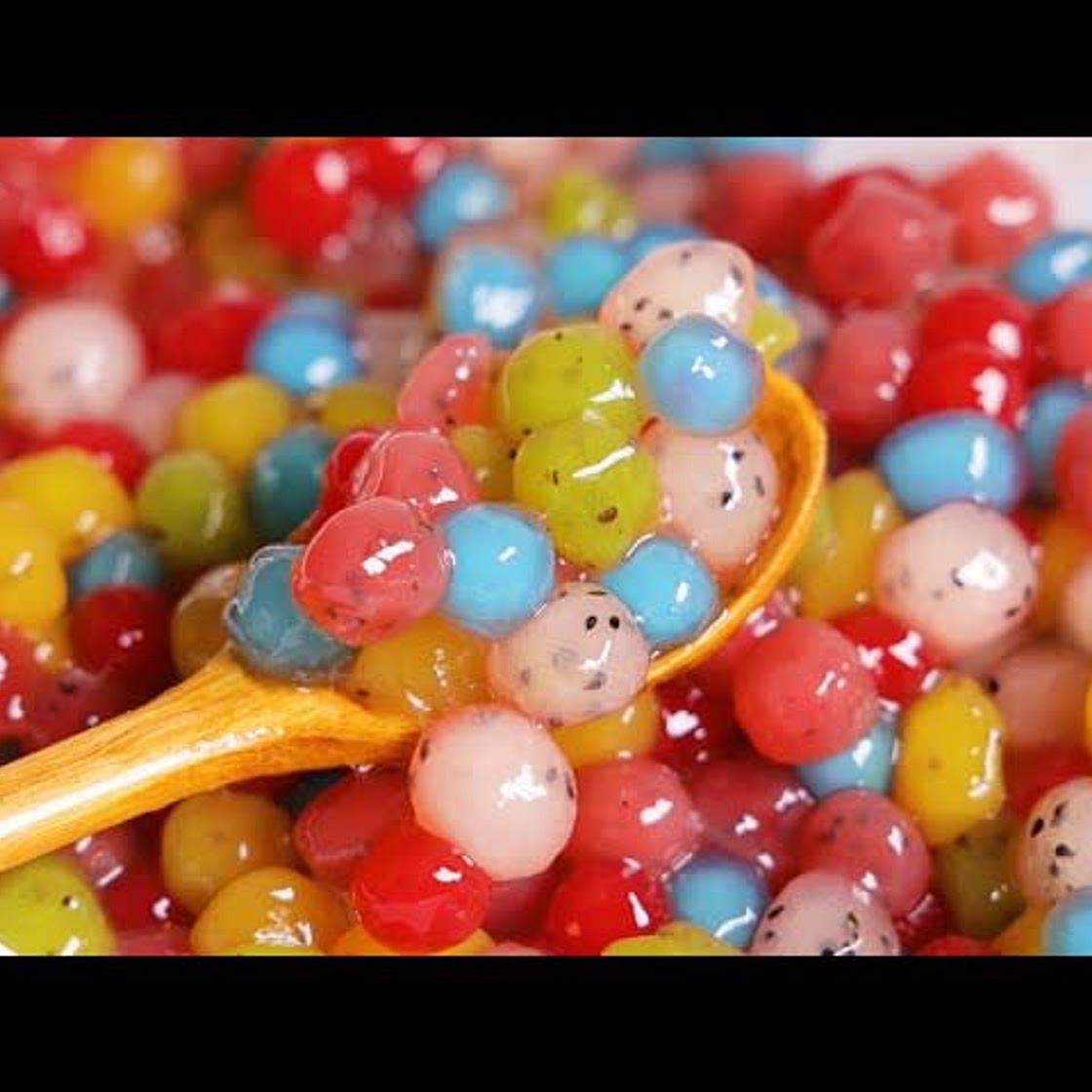 새콤달콤한 과일 타피오카 펄  Fruit Tapioca Pearl