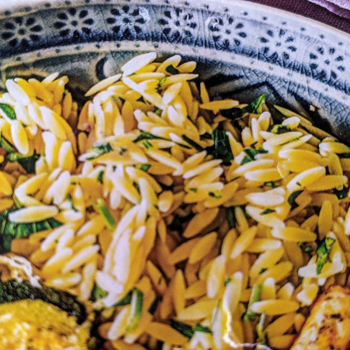 Lemon orzo