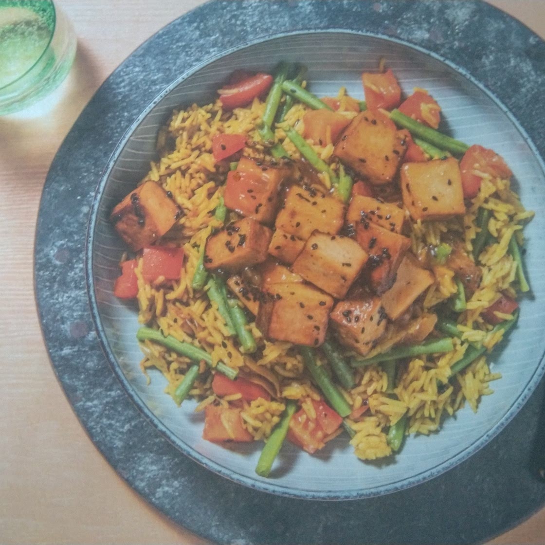 Mango Chutney Glazed Tofu - HF