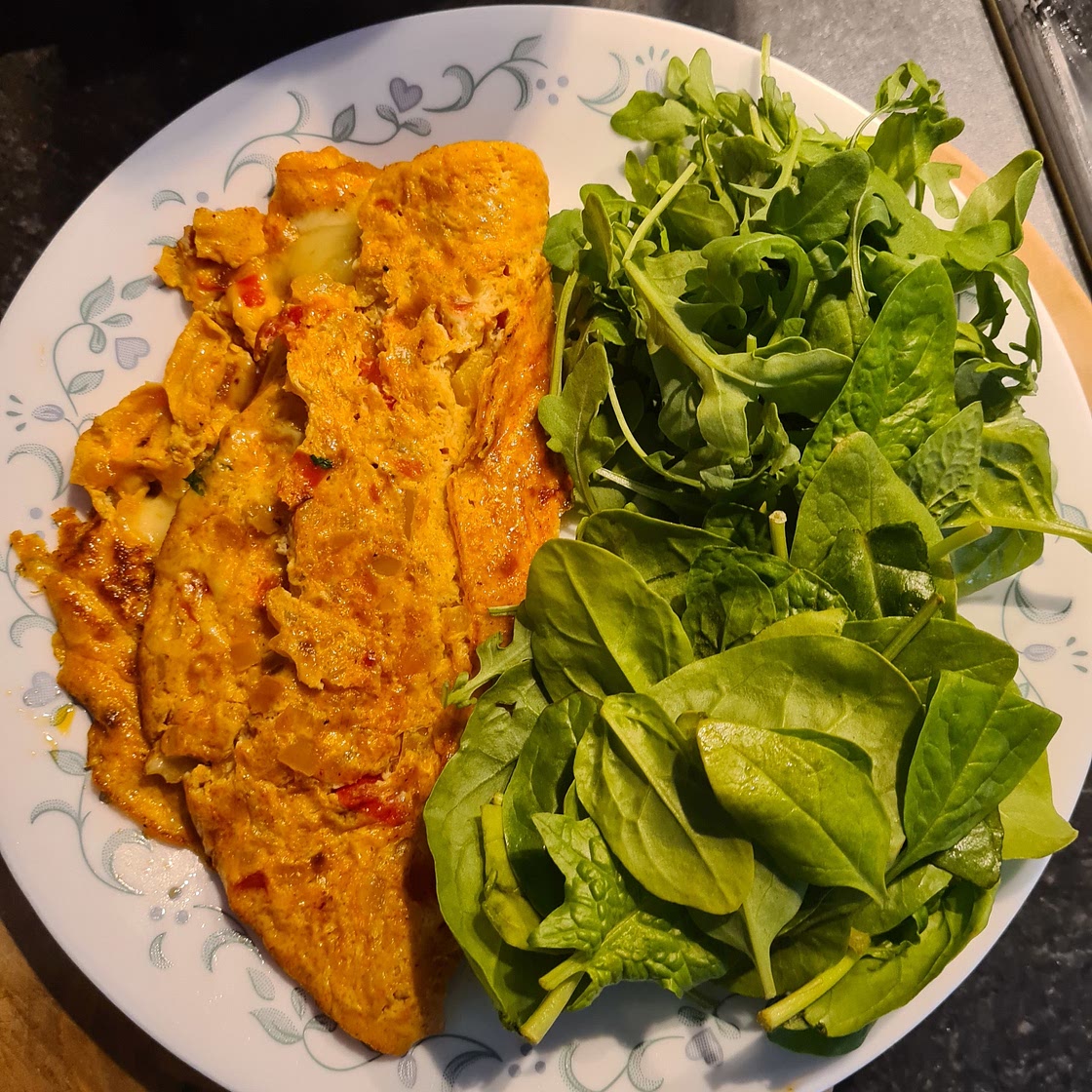 Mixed veg omllette