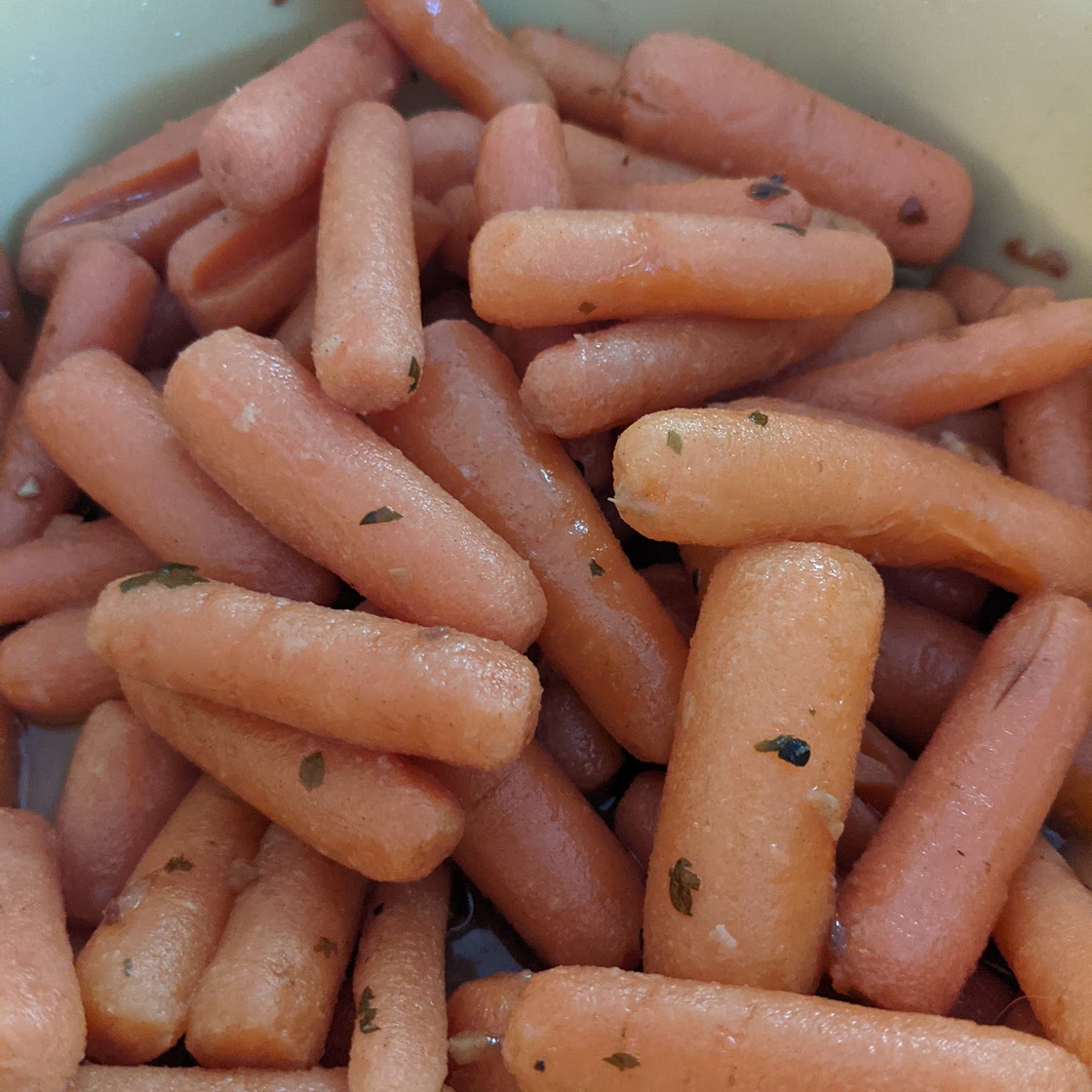 Roasted Brown Butter Honey Garlic Carrots