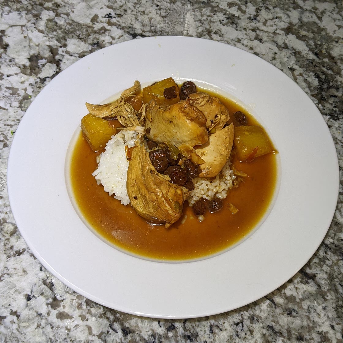 Antiguan Chicken With Pineapple