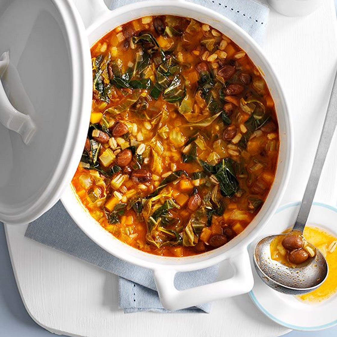 Tuscan bean and barley stew