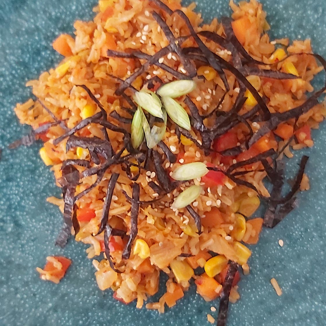 Vegan Kimchi Fried Rice
