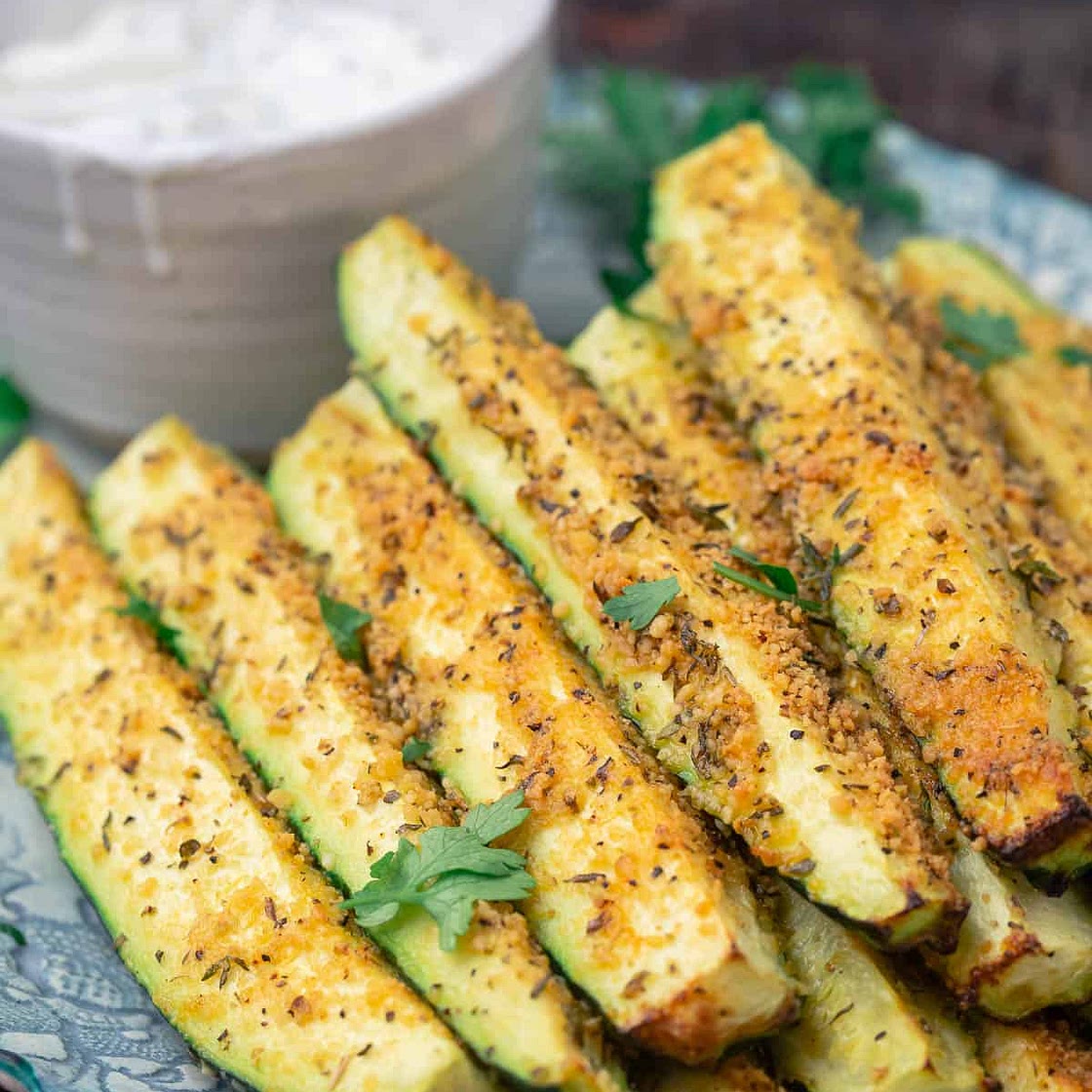 Baked Zucchini Recipe with Parmesan and Thyme