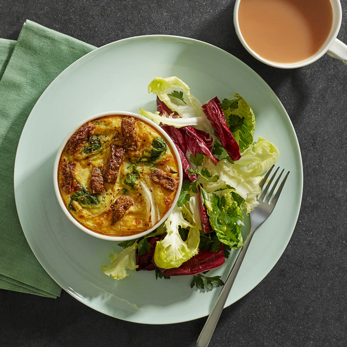 Beyond Breakfast Sausage® Frittata - Beyond Meat