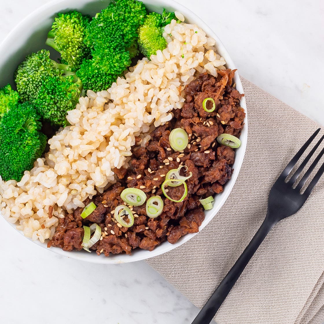 Beyond Beef Broccoli Bowl - Beyond Meat