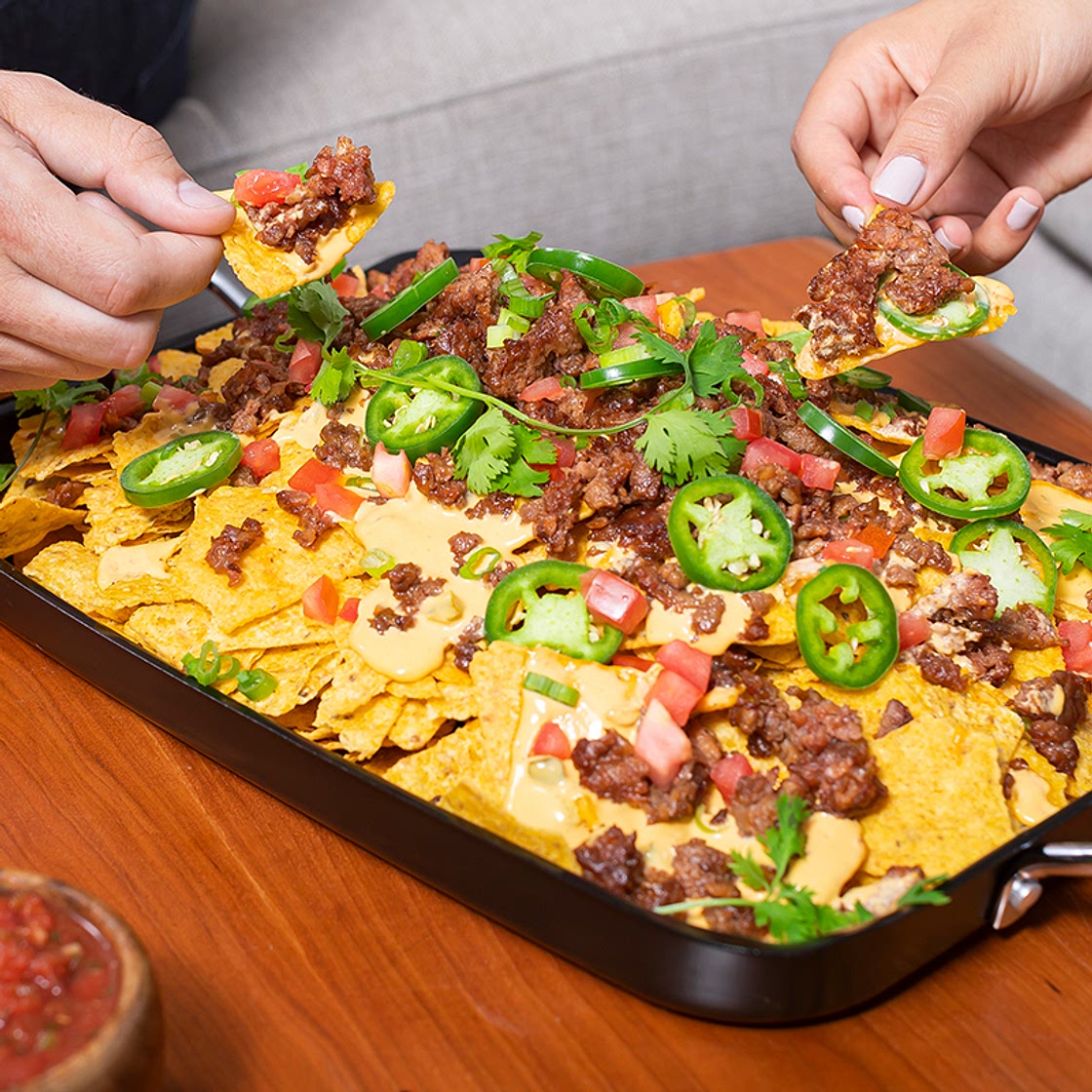 Beyond Beef Nachos - Beyond Meat