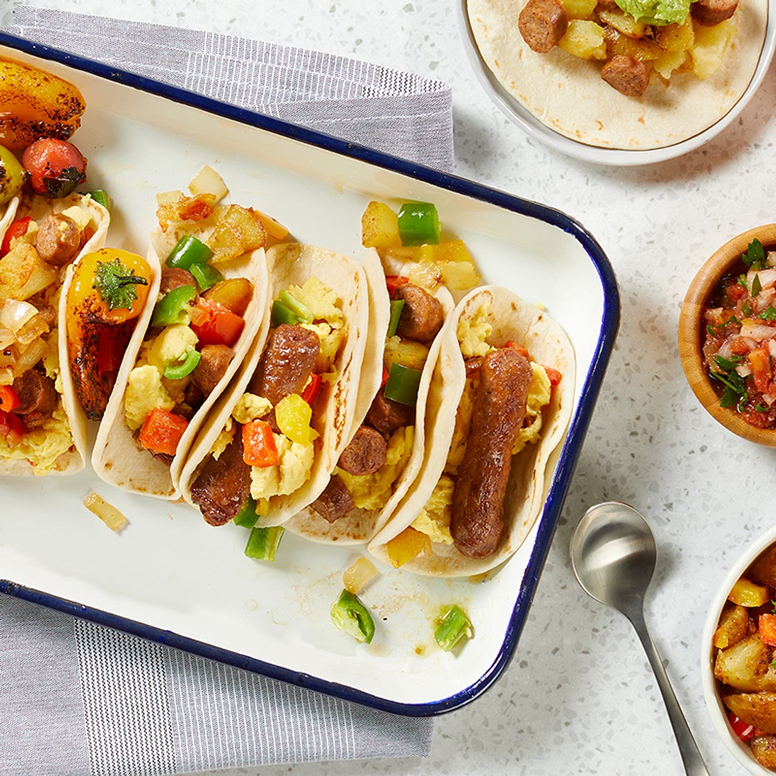 Beyond Breakfast Sausage® Tacos - Beyond Meat