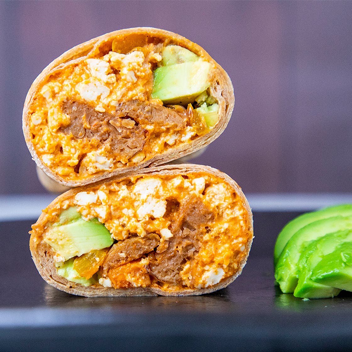 Beyond Brat Breakfast Burrito - Beyond Meat