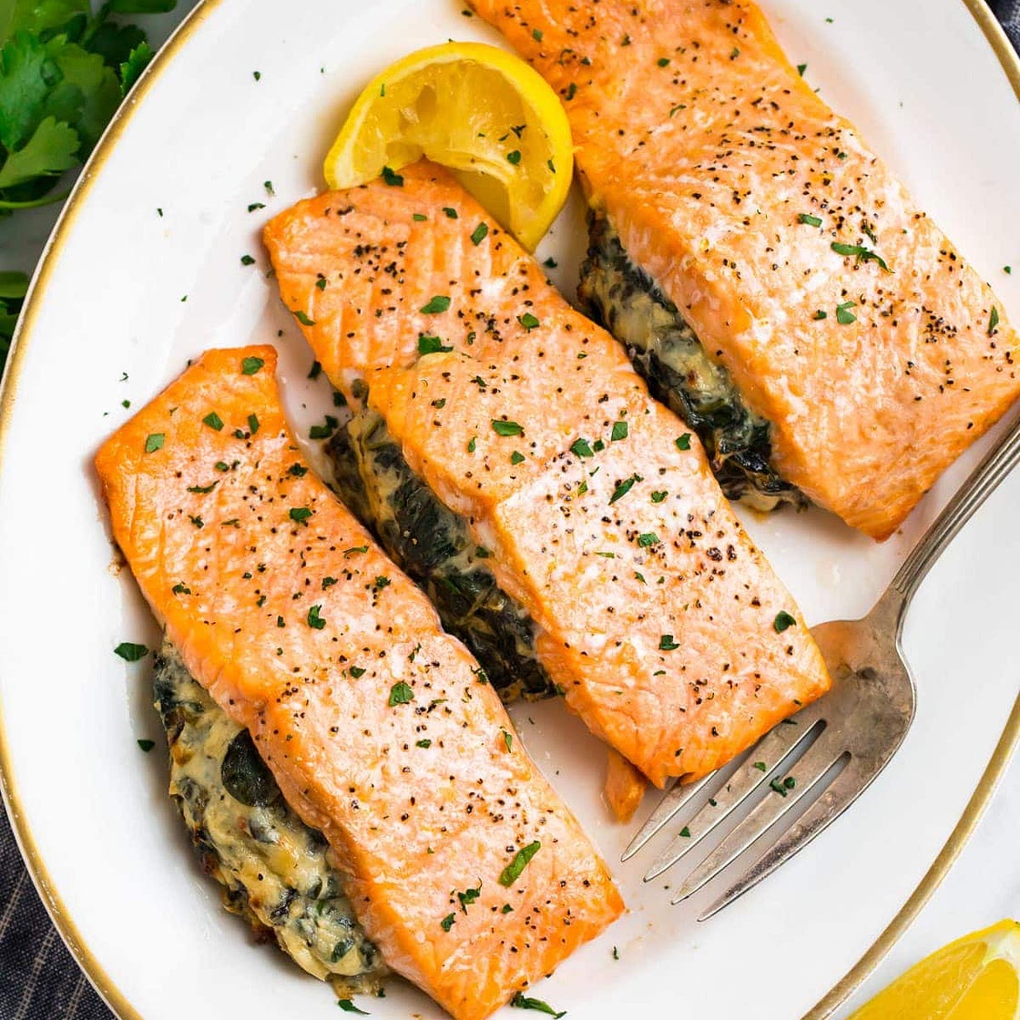 Stuffed Salmon