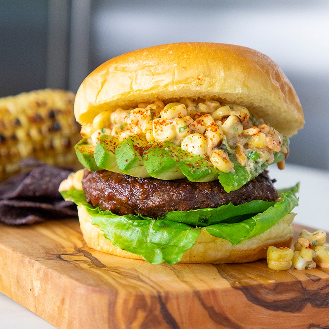 Beyond Elote Burger - Beyond Meat