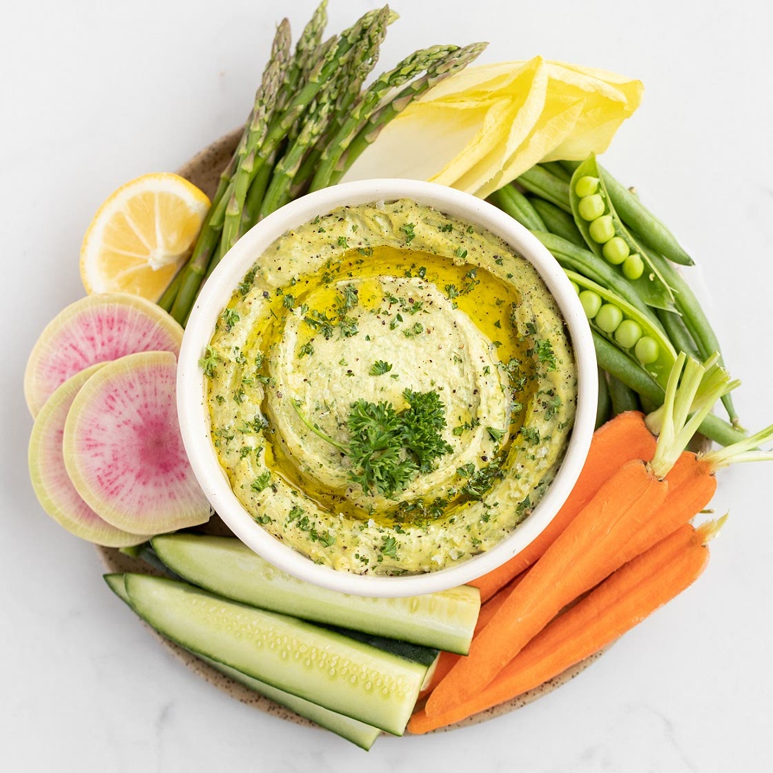 Pea & Parsley Hummus