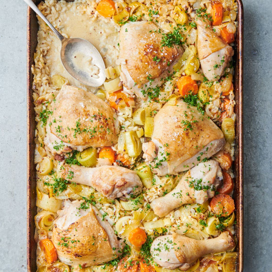‘Chicken Risotto’ Tray Bake