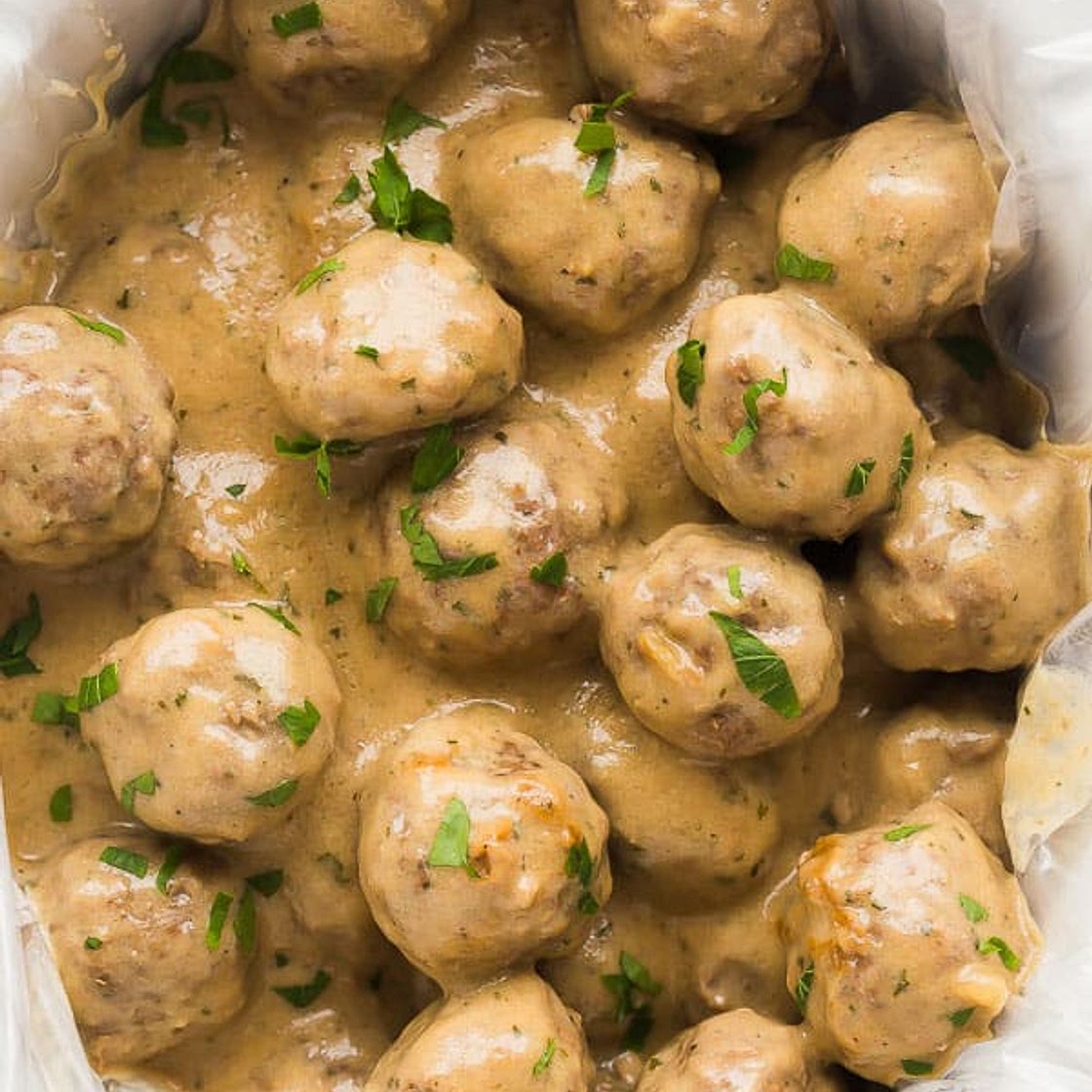 Slow Cooker Swedish Meatballs