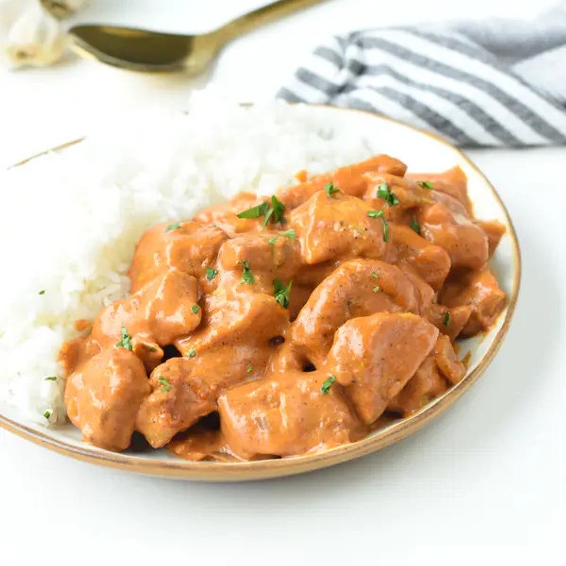 Vegetarian Butter Chicken (Tofu)
