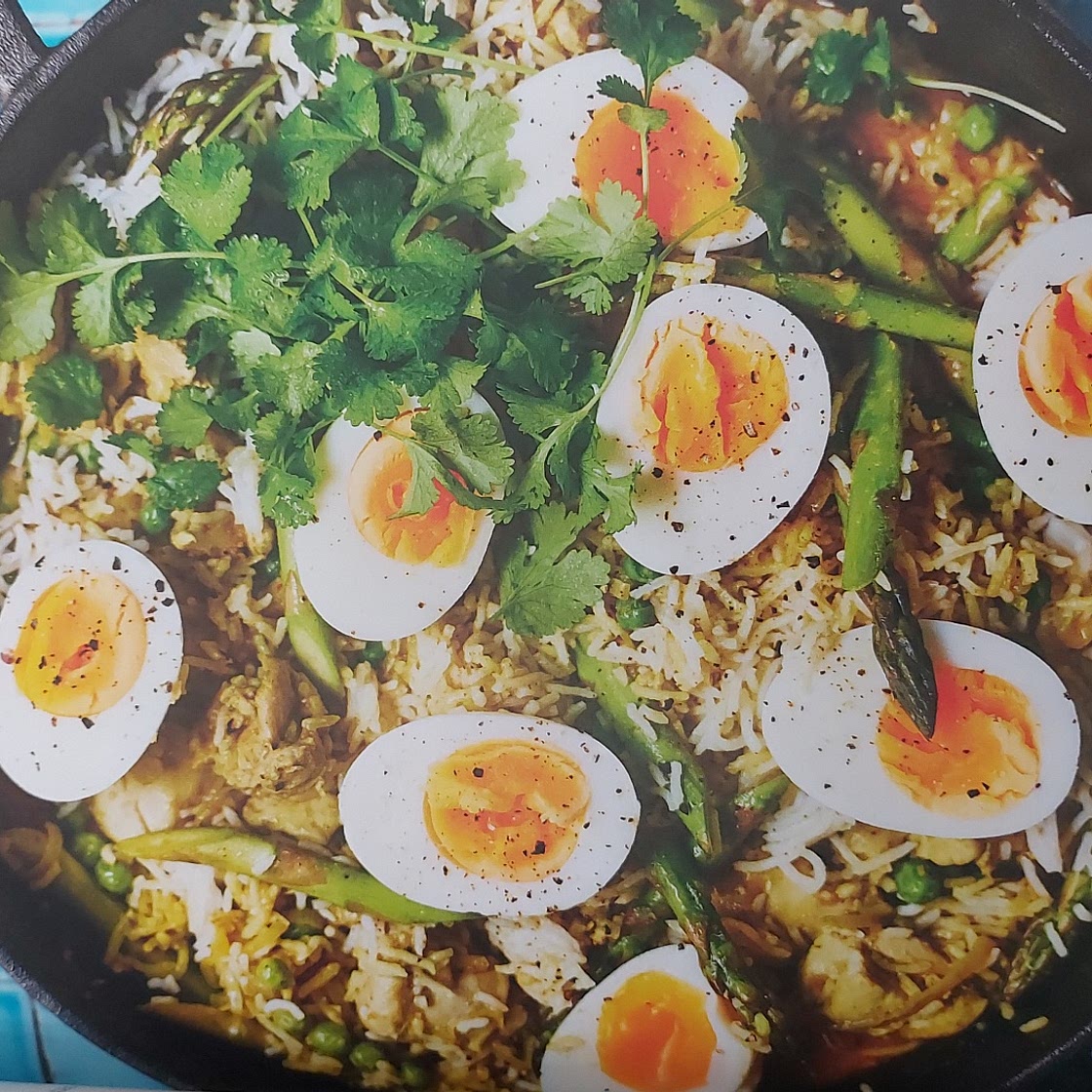 CHICKEN + ASPARAGUS KEDGEREE