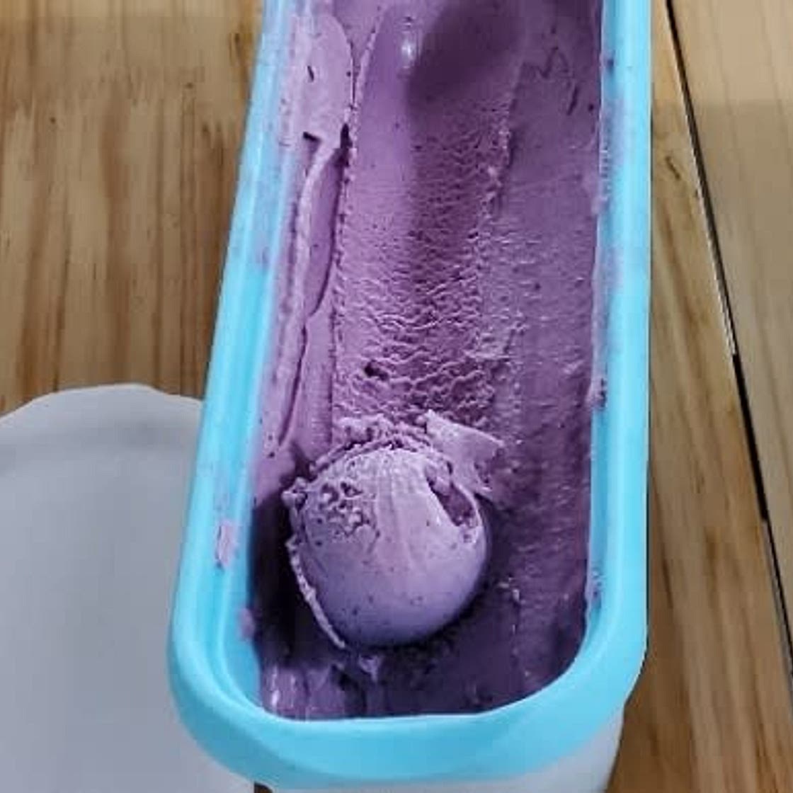 Sugar Free Blueberry Frozen Yogurt