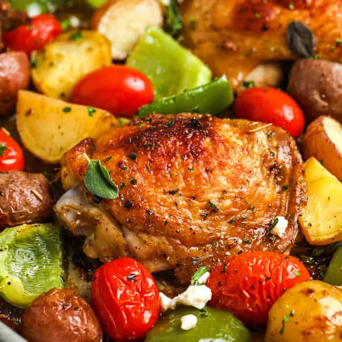 Sheet Pan Greek Chicken