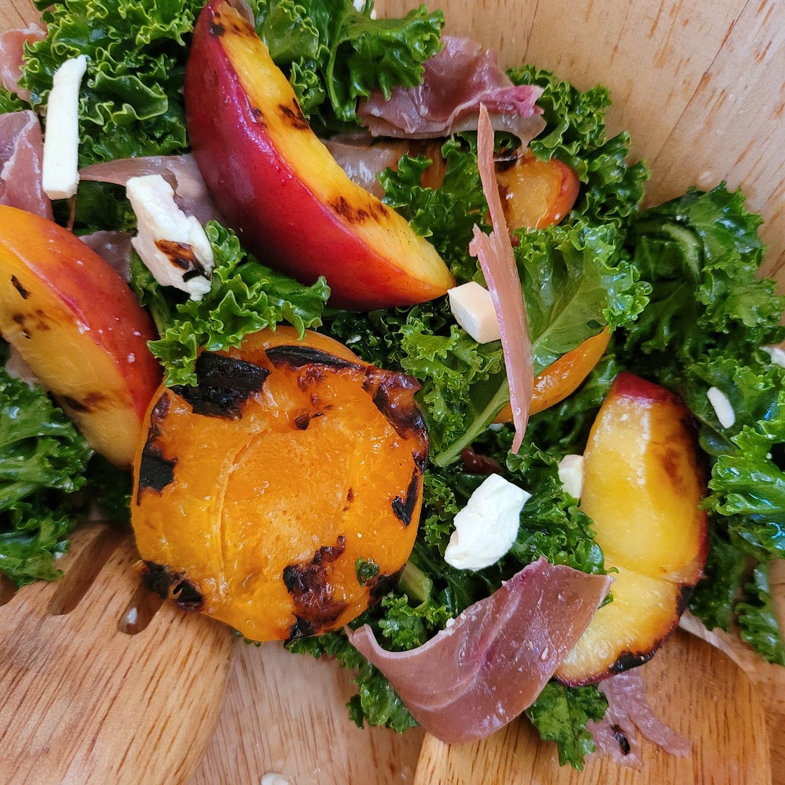 Grilled Peach and Apricot Salad
