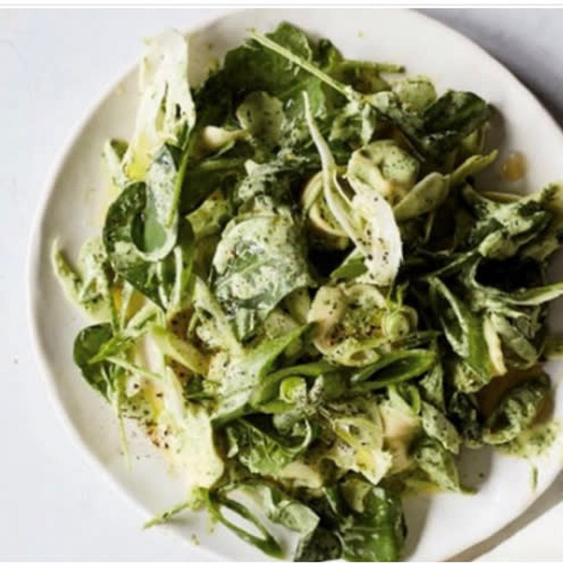 Green goddess pasta salad