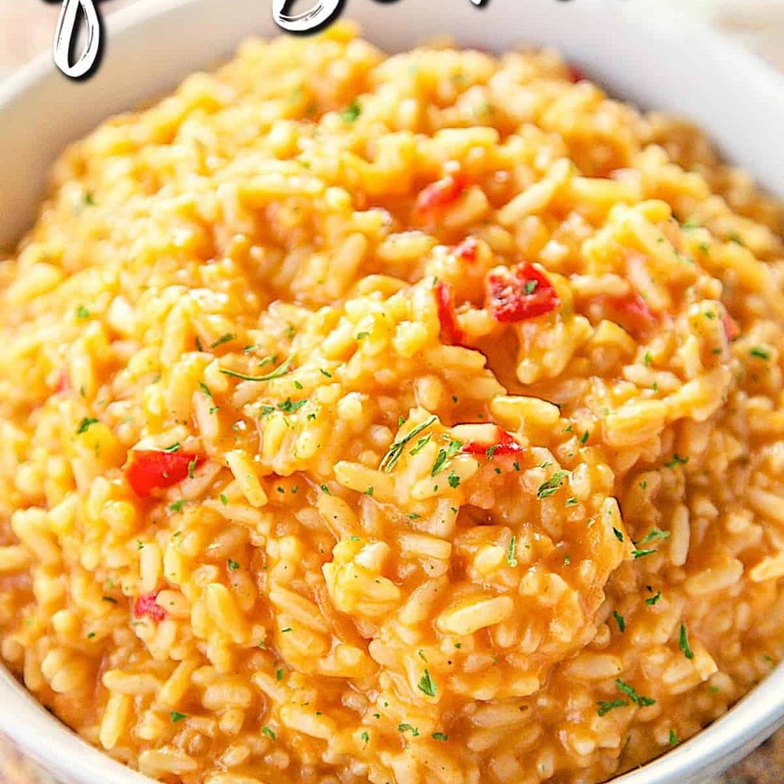 Quick Queso Rice
