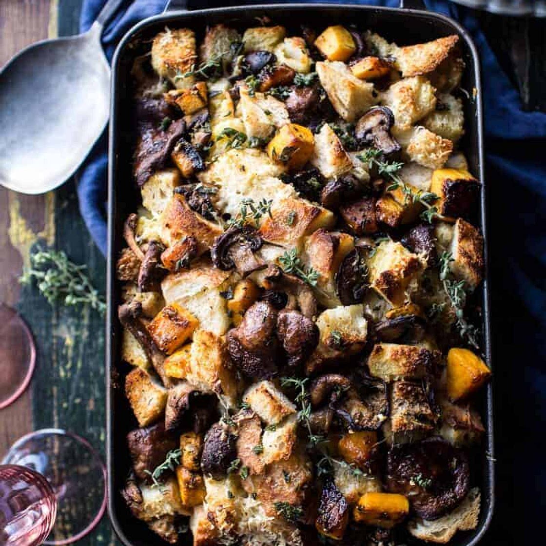 Butternut Squash and Wild Mushroom Stuffing