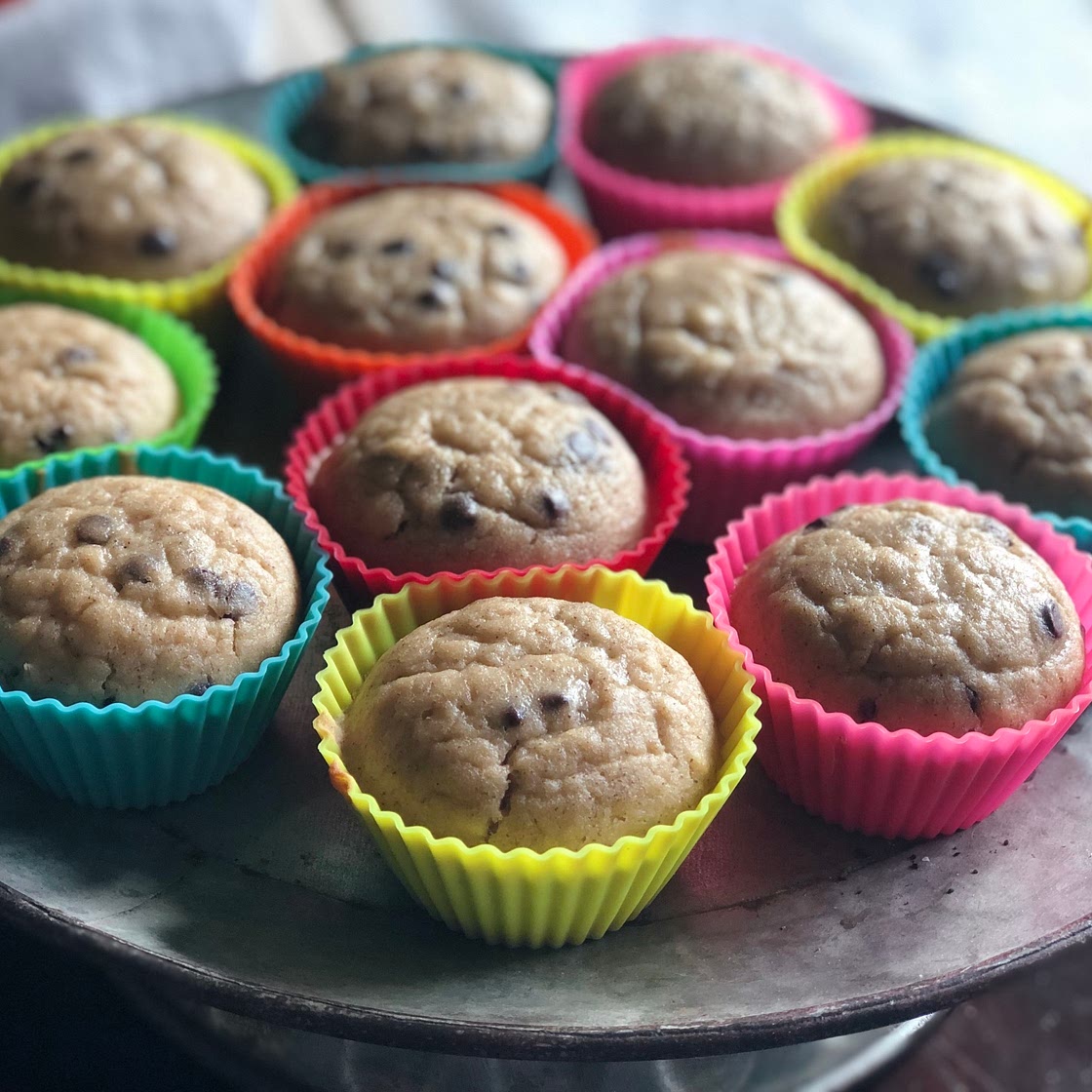 Chocolate Chip Pancake Muffins