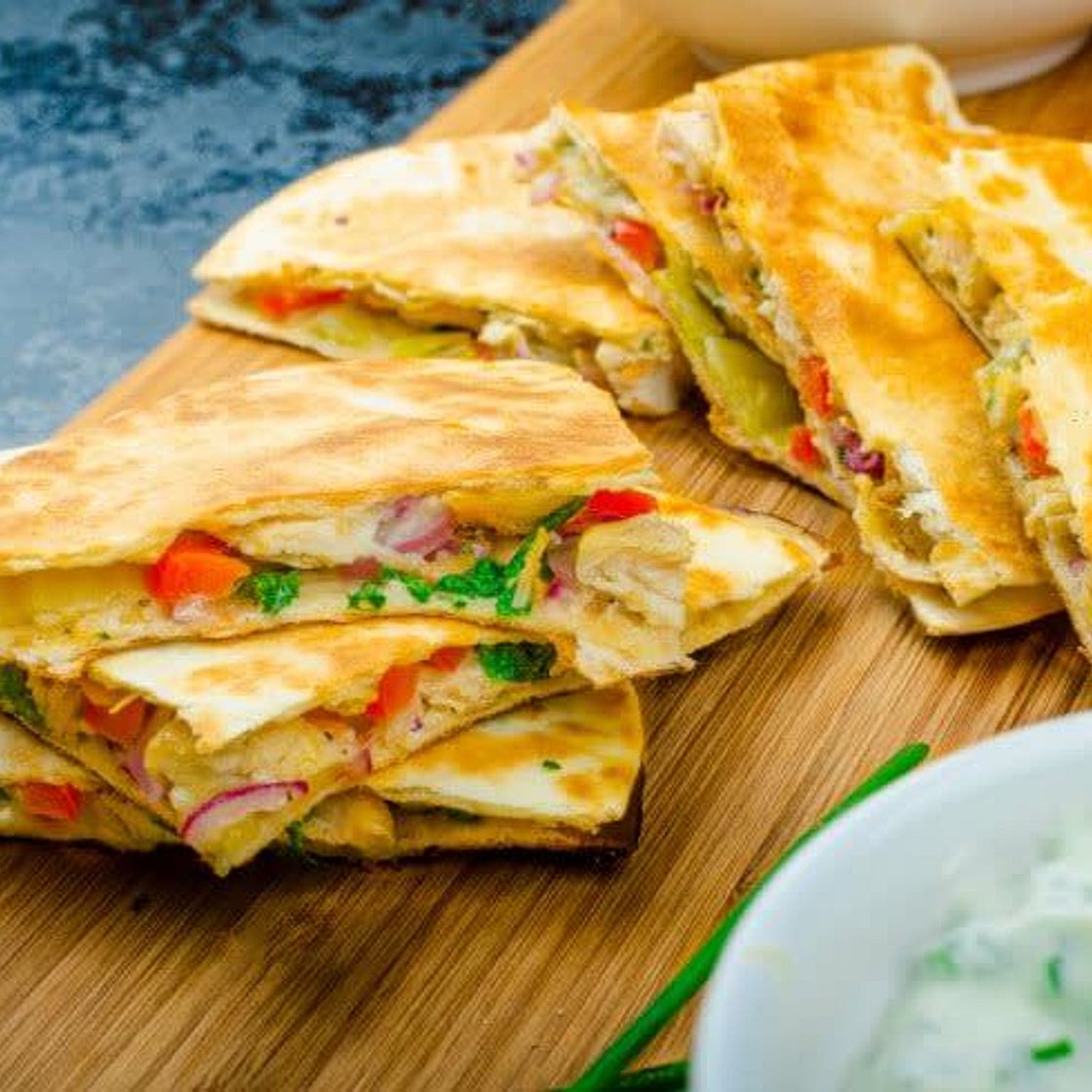 Copycat Applebee's Chicken Quesadilla Grande