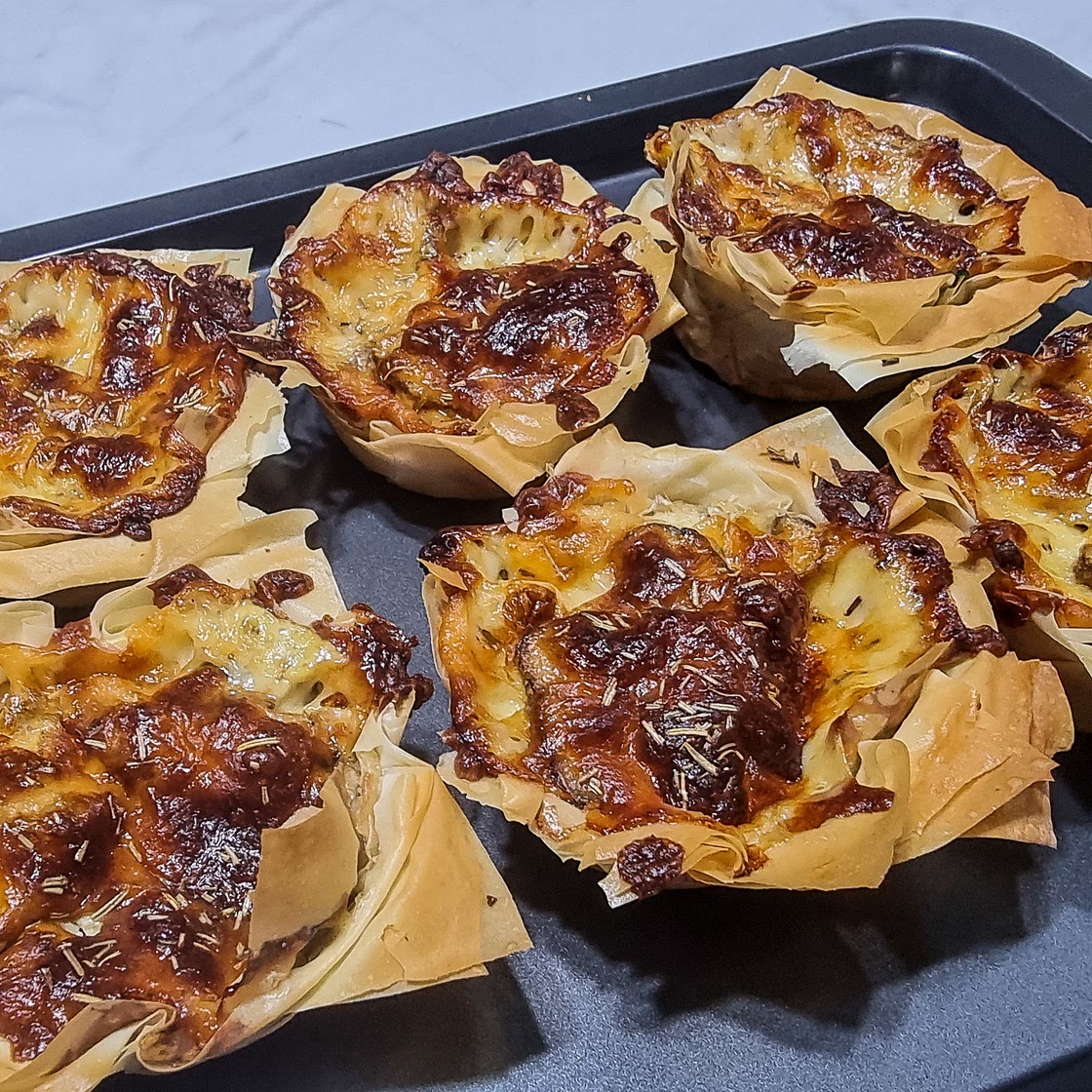 Mel's Filo Pastry Mini Quiches