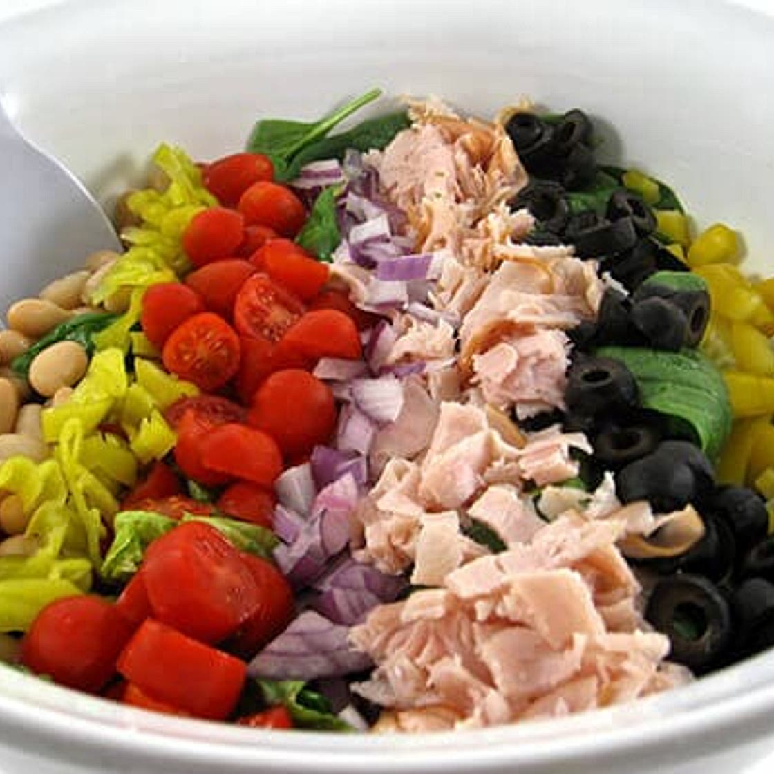 Mediterranean Salad, Skinny and Delicious