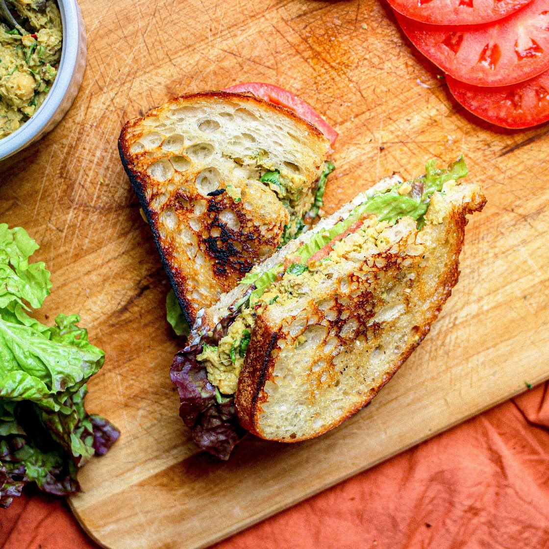 Basil-Pesto Chickpea Salad