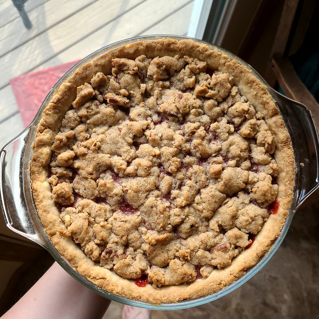 Sarah's Strawberry Rhubarb Pie