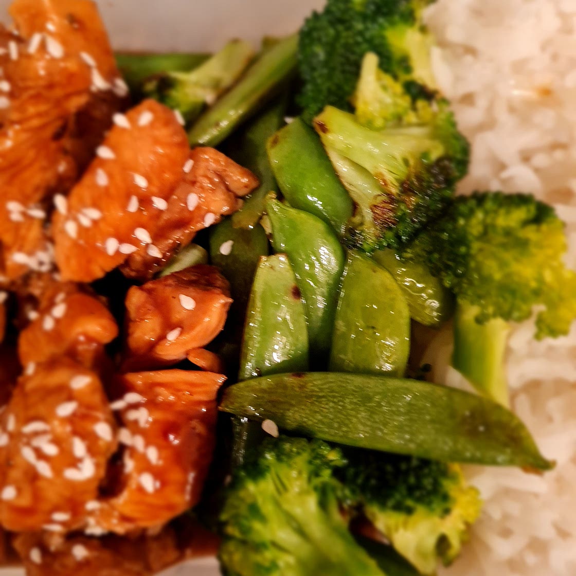 Honey Sesame Chicken Lunch Bowls