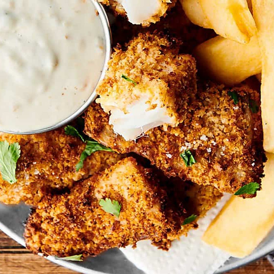 Homemade Healthy Air Fryer Fish Sticks Recipe