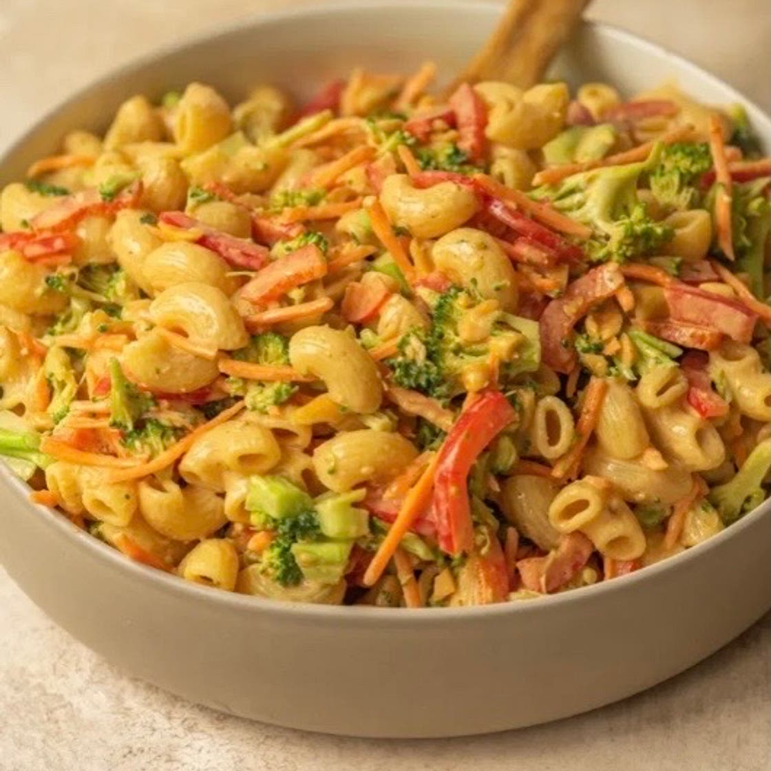 Peanut Broccoli Pasta Salad 