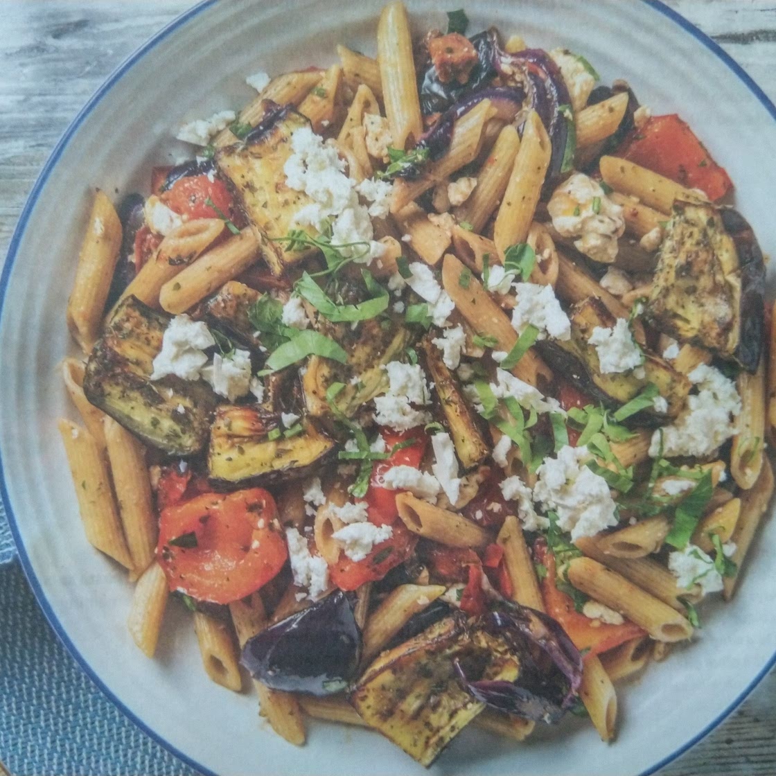 Warm Mediterranean Style Pasta Salad - HF