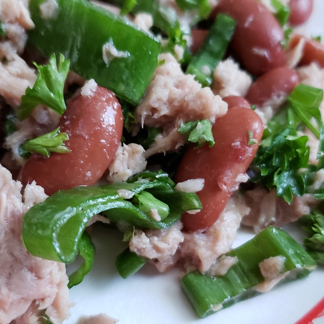 Bean and tuna salad