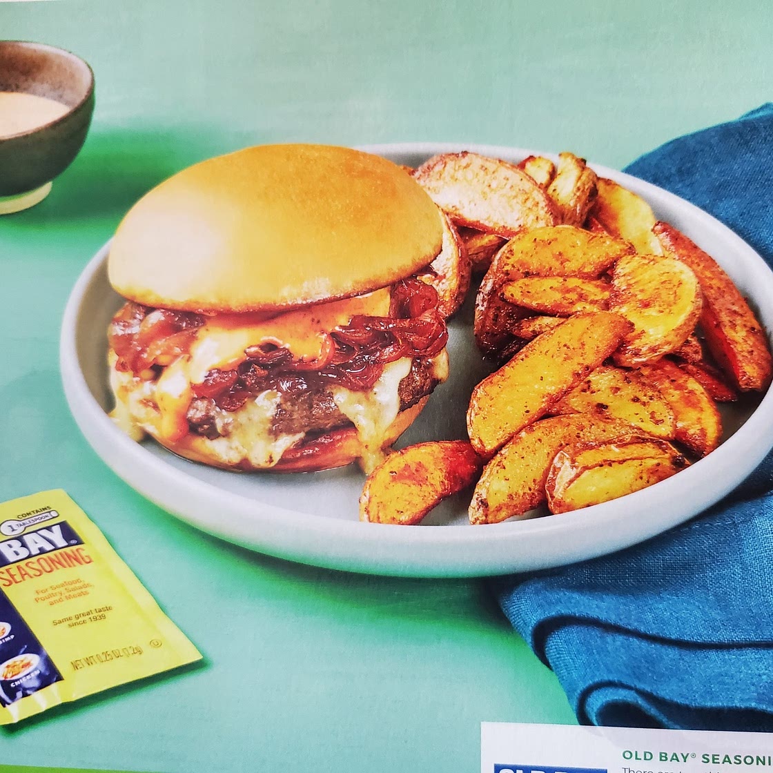 White Cheddar Wonderburgers & Old Bay Fries