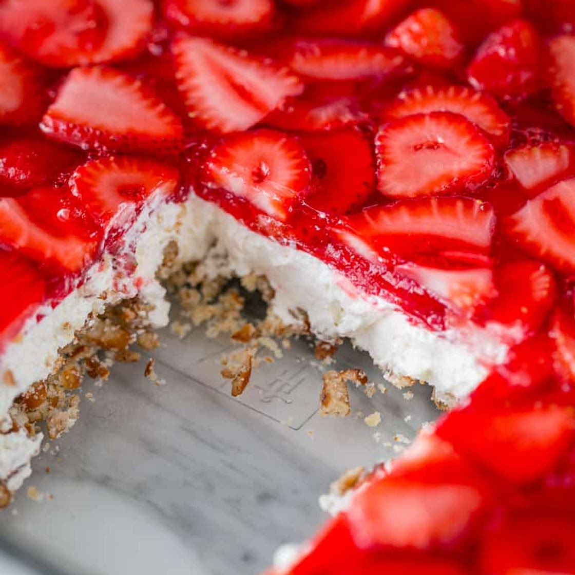 Strawberry Pretzel Salad