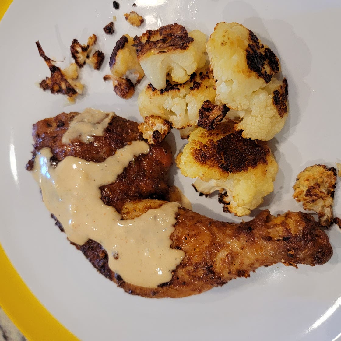Alabama "Style" White BBQ Sauce with an Applewood Smoked Chicken