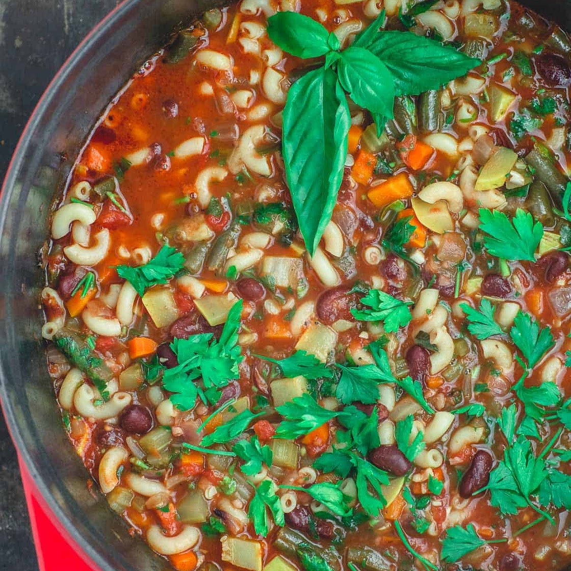 Vegetarian Minestrone Soup