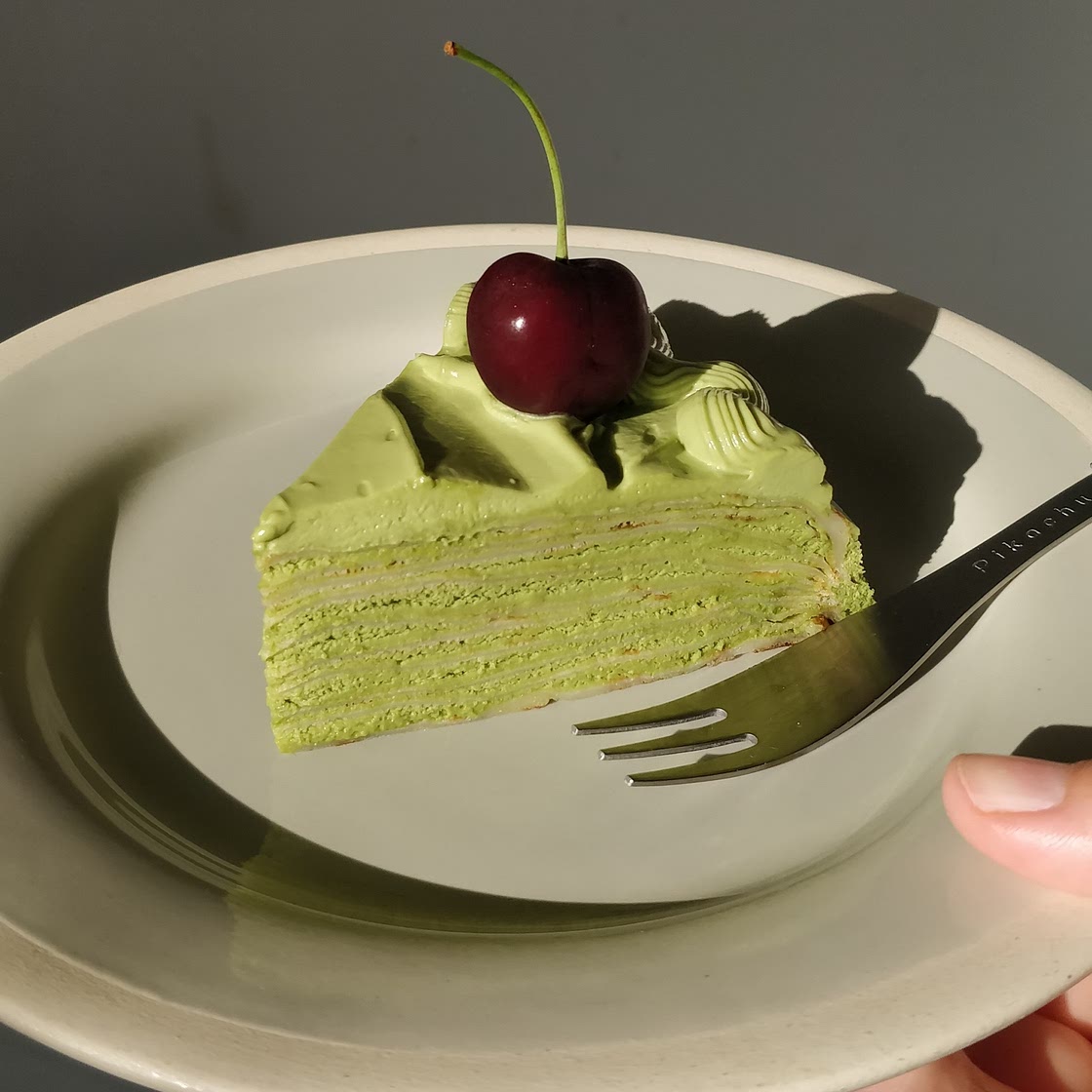 Matcha crepe cake