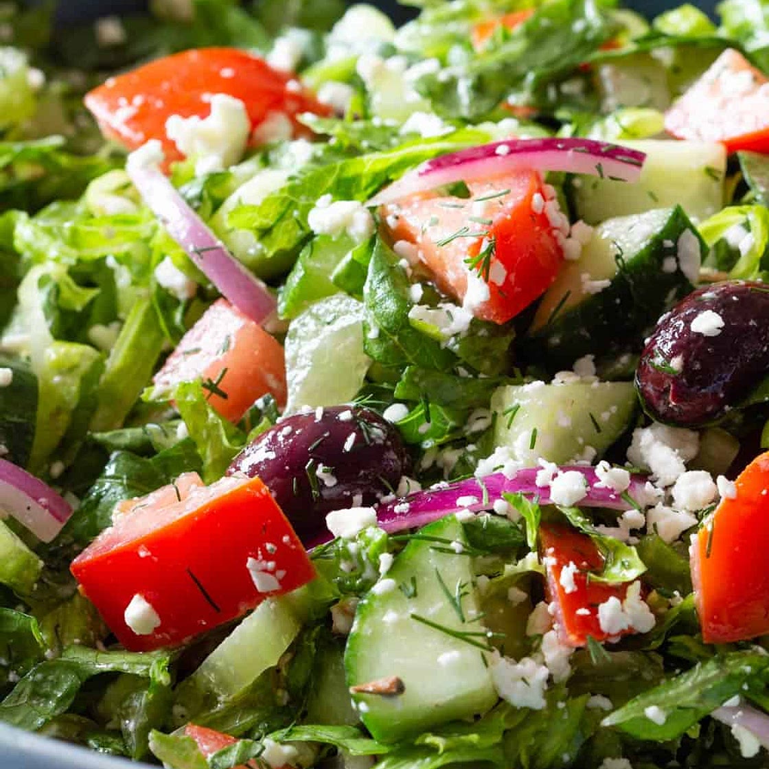 Cucumber Tomato Feta Salad