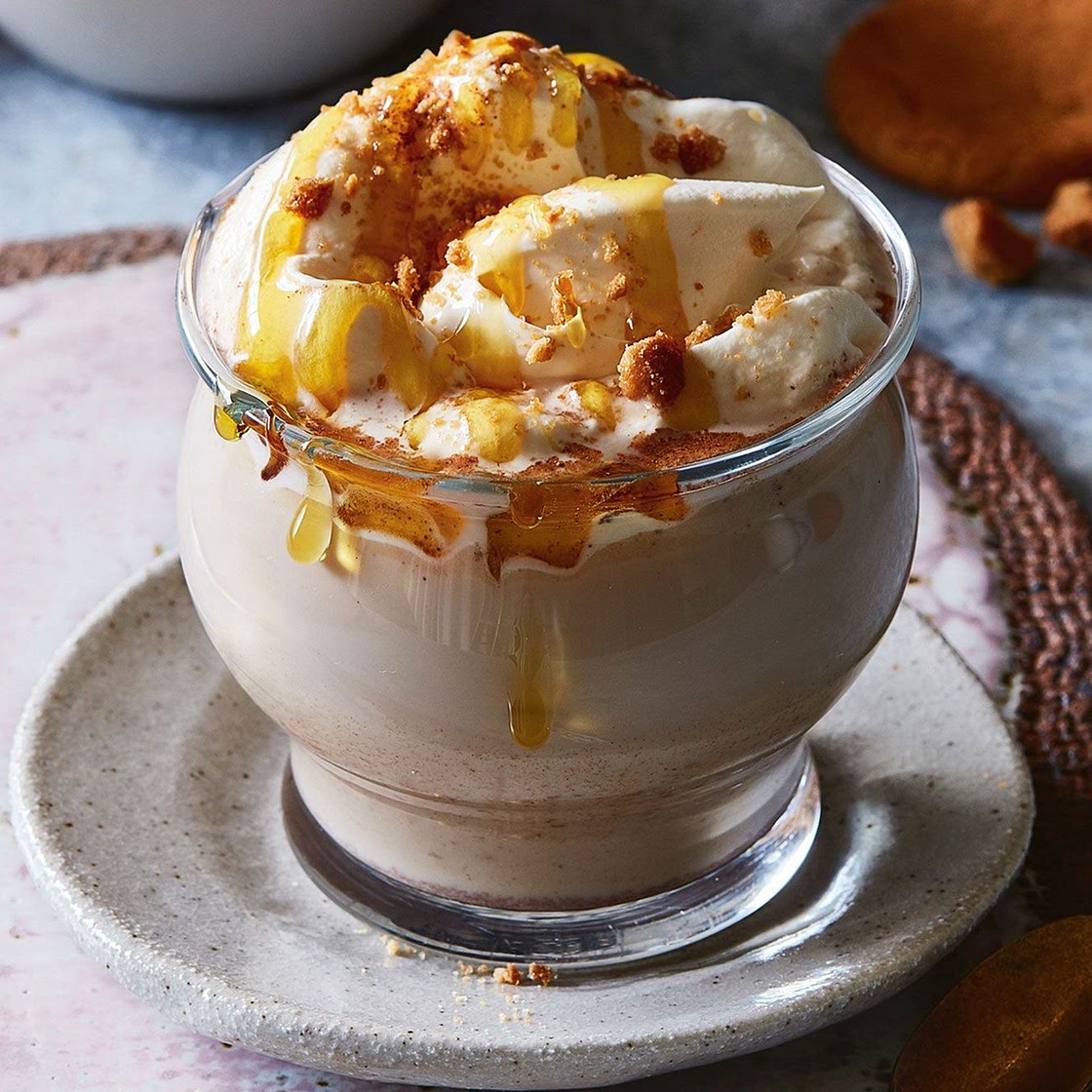 Slow-cooker gingerbread cafe latte