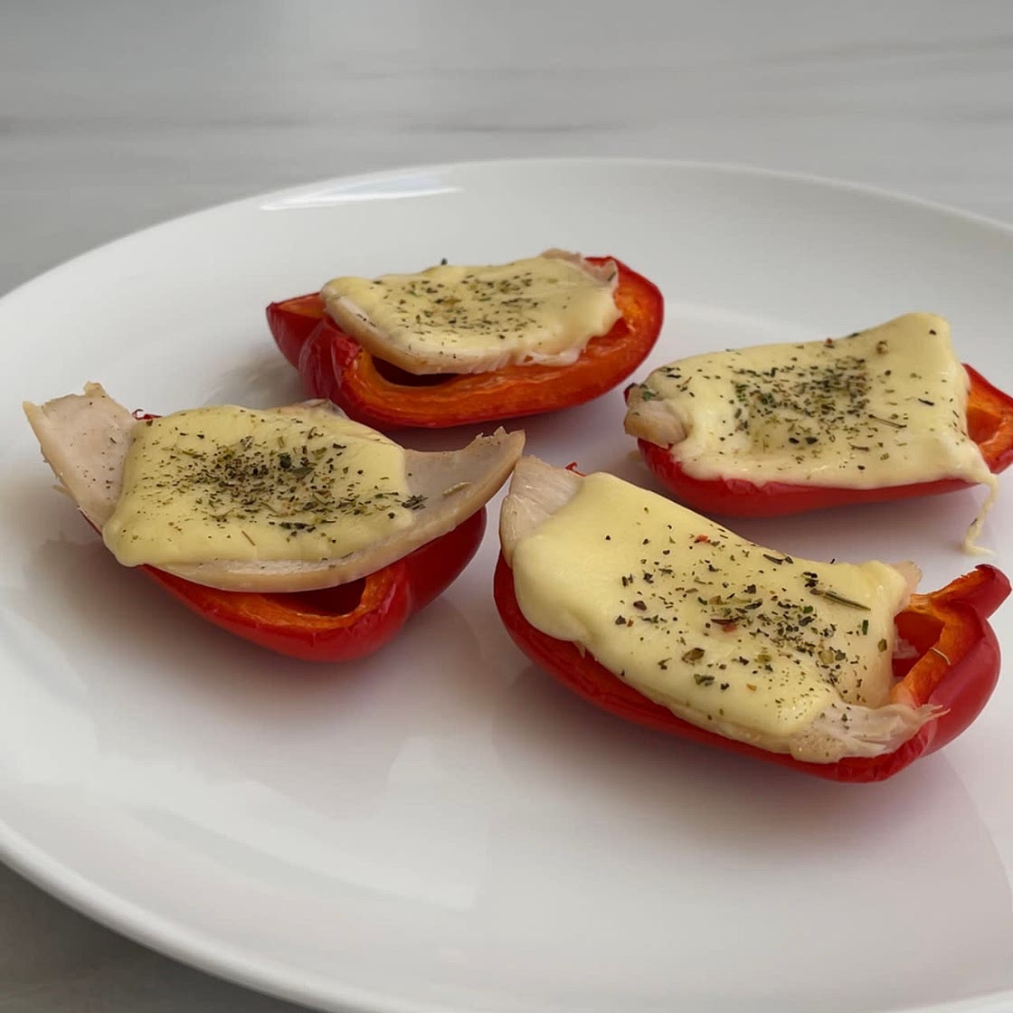 Turkey ham peppers 