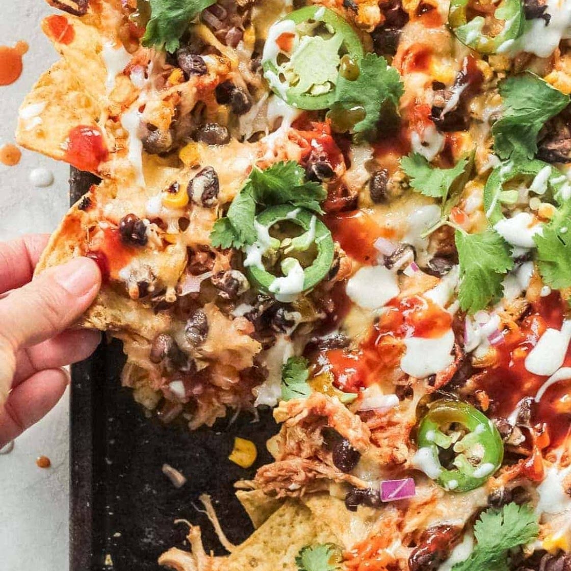 BBQ Chicken Nachos