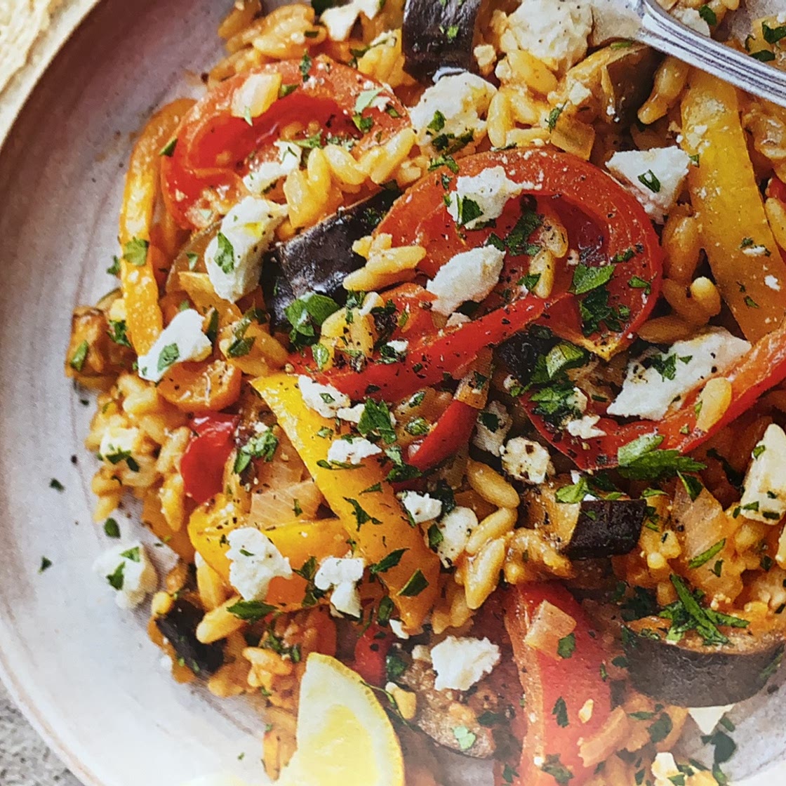 BAKED MEDITERRANEAN ORZO